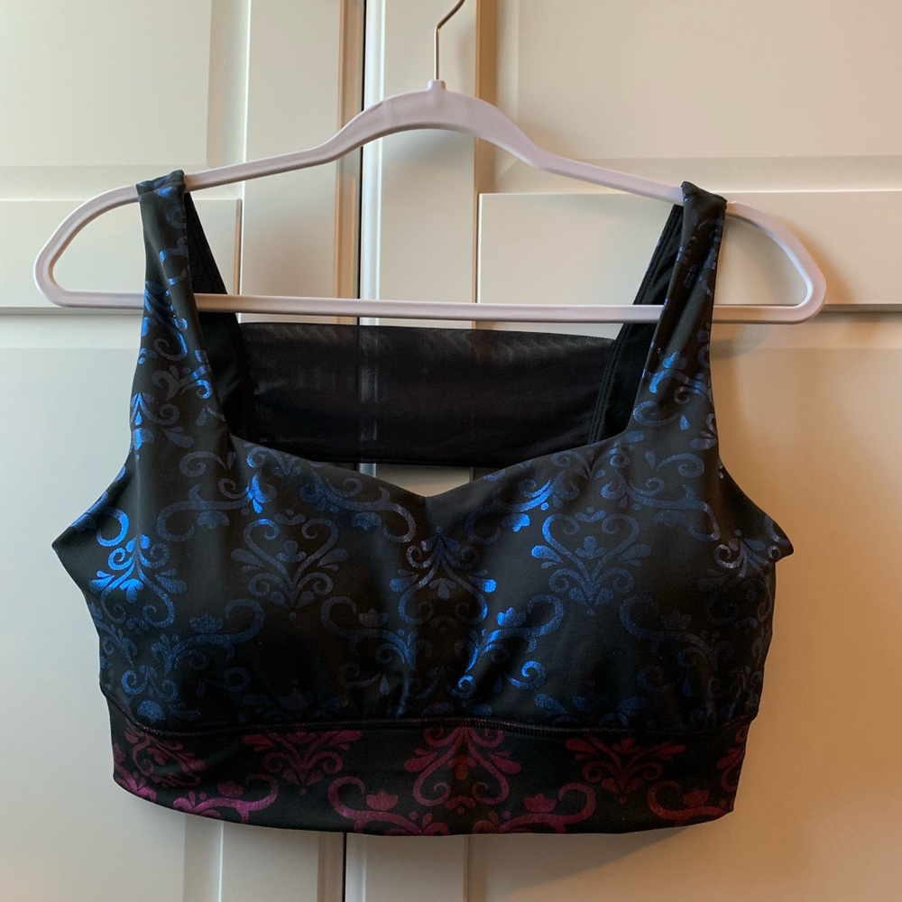 Crowned Athletics ❄️ Snow Sister Princess Sports Bra 🌷 Frozen Inspired • EUC